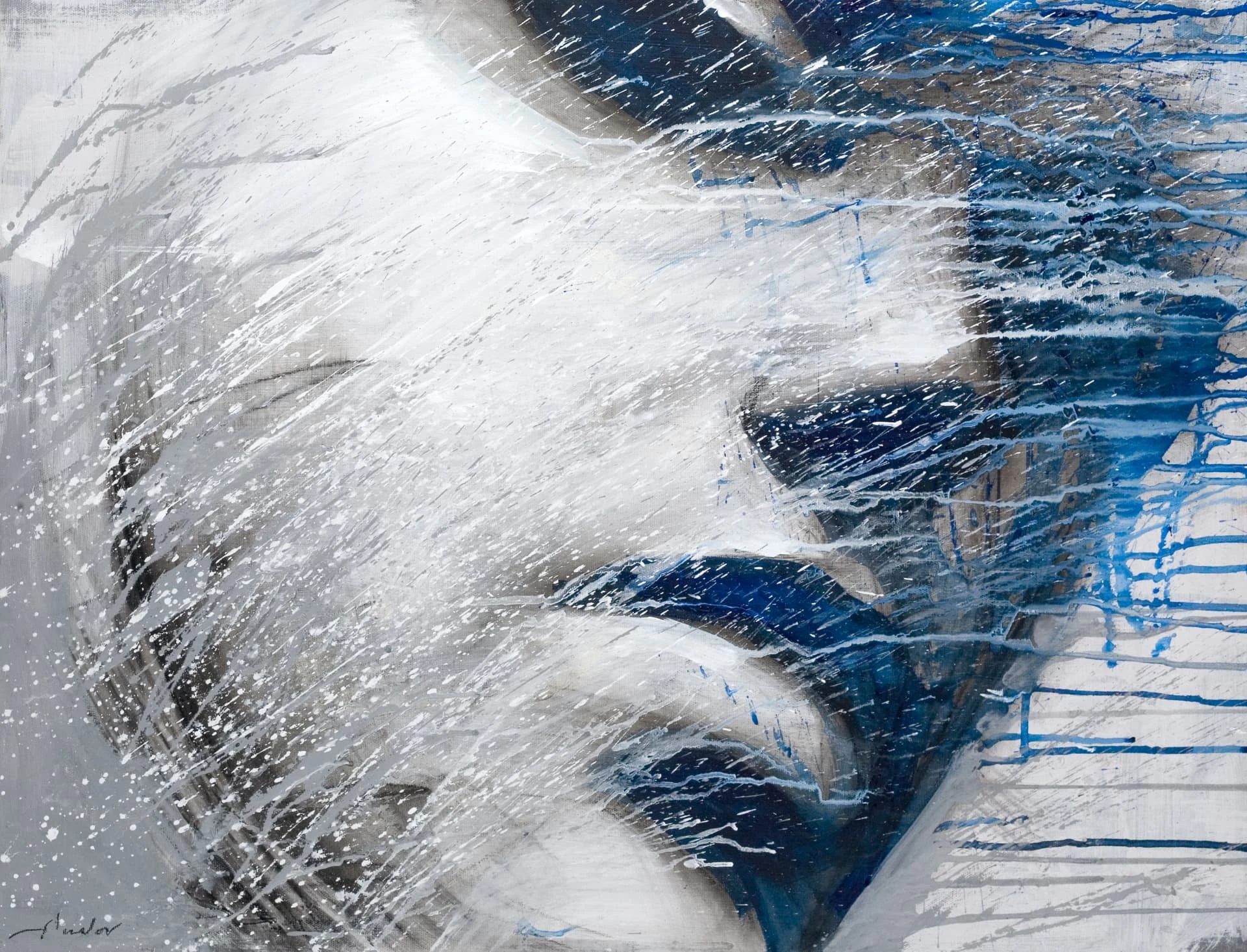 Displaced Calm — Oil on canvas