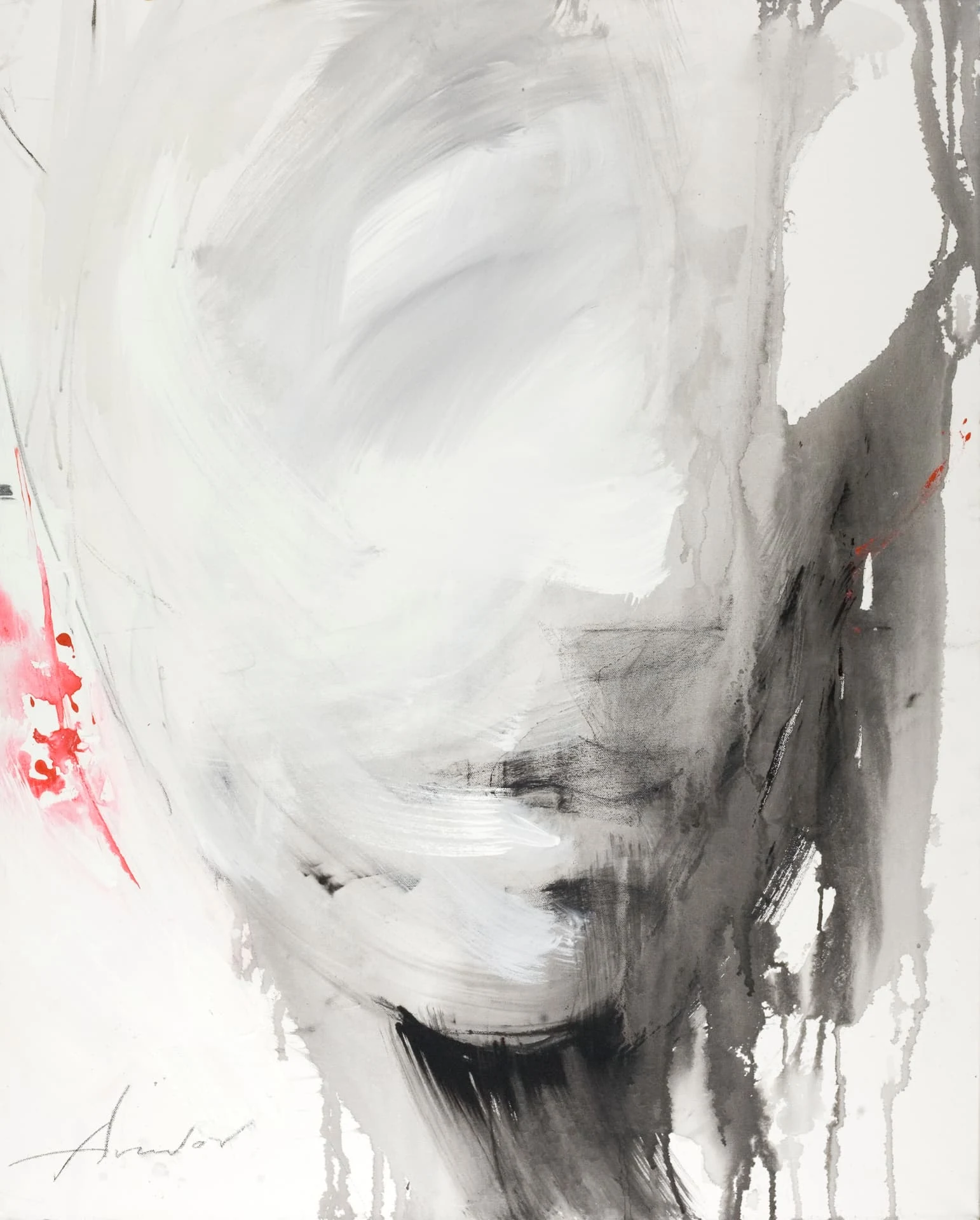 I Have Seen… — Oil and ink on canvas